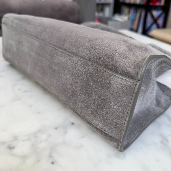 J.Crew Berkeley Structured Shoulder Bag in Suede - New - Picture 11 of 14